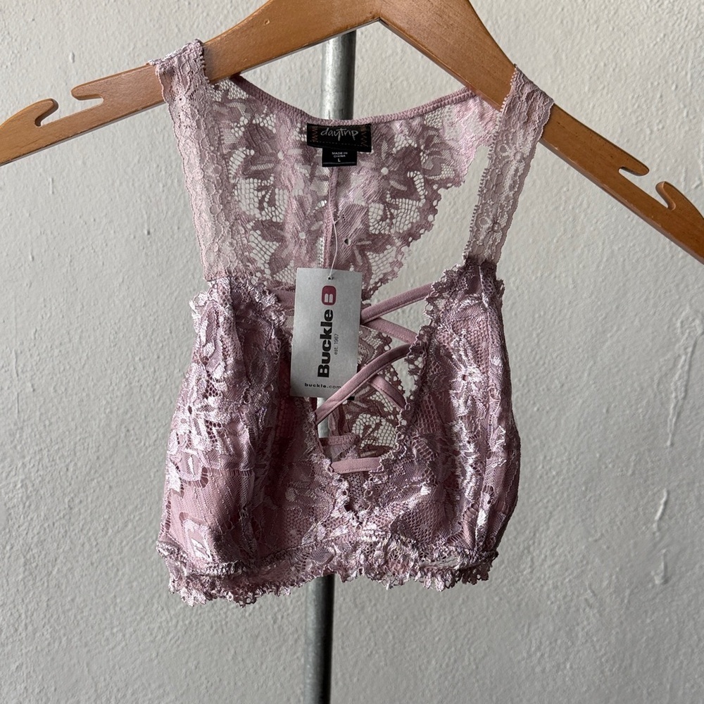 NWT Daytrip Lace Bralette Size Large - Picture 1 of 3